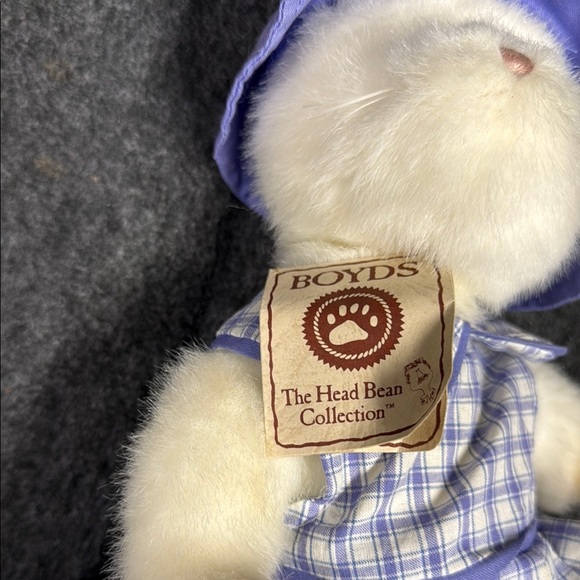 Boyd’s Plush Cat with Purple Dress and Hat - Picture 5 of 9